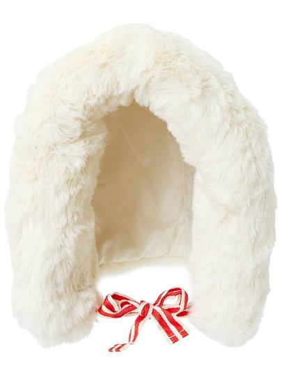 Kids fur hat 2476511911 OFFWHITE - MINI RODINI - BALAAN 2