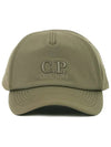 Embroidery Logo Ball Cap Olive Green - CP COMPANY - BALAAN 3