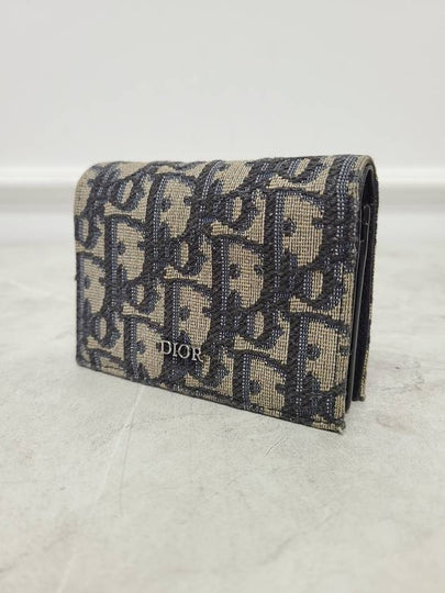 Oblique business card holder wallet - DIOR - BALAAN 2