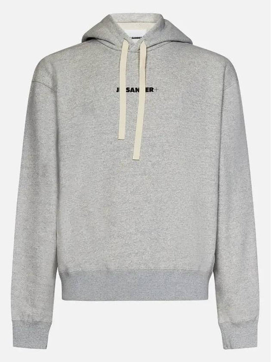 Plus Logo Hoodie Grey - JIL SANDER - BALAAN 2