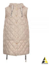 Sisoft Drawstring Hooded Vest Padding White - MAX MARA - BALAAN 2