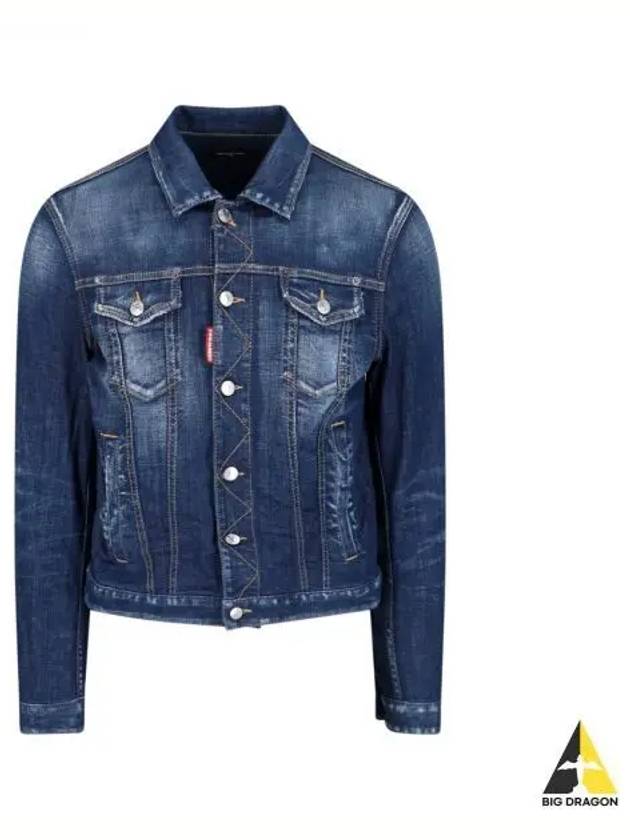 Wash Dan Denim Jacket Blue - DSQUARED2 - BALAAN 2