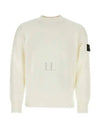 Compass Motif Knit Top White - STONE ISLAND - BALAAN 2