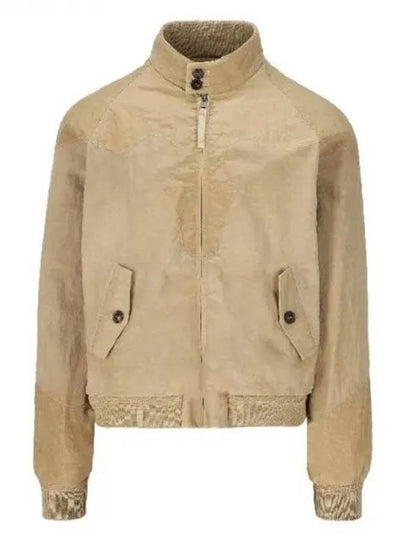 Yoke Harrington Classic Canvas Zip Up Jacket Beige - MAISON MARGIELA - BALAAN 2