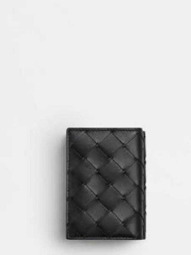 Intrecciato Halfwallet Black - BOTTEGA VENETA - BALAAN 2