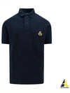 Afko Logo Cotton Polo Shirt Black - ISABEL MARANT - BALAAN 2