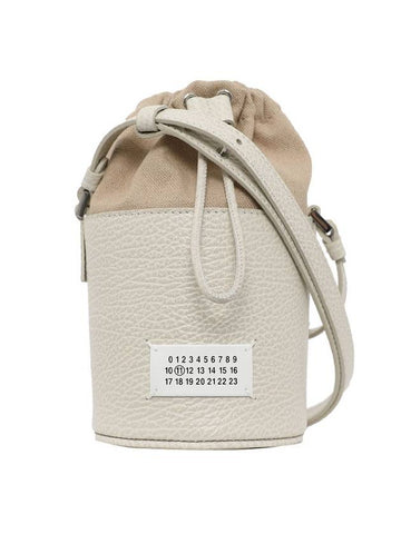 Micro 5AC Bucket Bag Light Gray - MAISON MARGIELA - BALAAN.