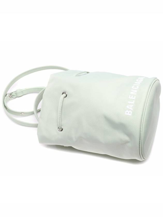 Wheel Drawstring XS Bucket Bag Green - BALENCIAGA - BALAAN 6