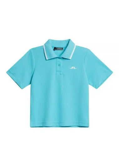 24 CARINA JACQUARD POLO AWJT11289 O140 Women s - J.LINDEBERG - BALAAN 1