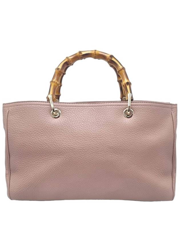 Women s 323660 Bamboo Shopper Light Pink Tote Bag Strap - GUCCI - BALAAN 3