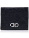 Gancini Logo Coin Wallet Black - SALVATORE FERRAGAMO - BALAAN 2