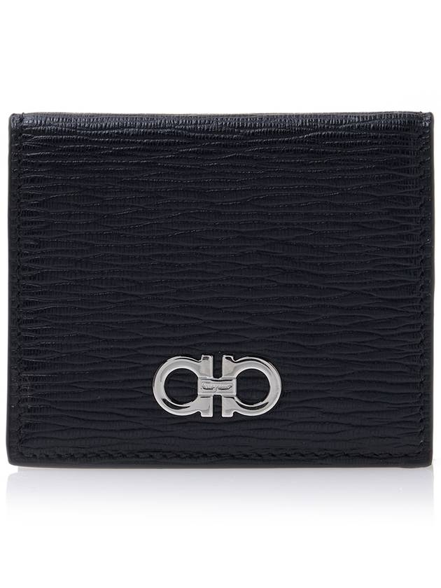 Gancini Logo Coin Wallet Black - SALVATORE FERRAGAMO - BALAAN 2