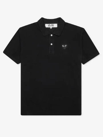 M collar black wappen polo shirt AZ T066 051 1 - COMME DES GARCONS - BALAAN 1