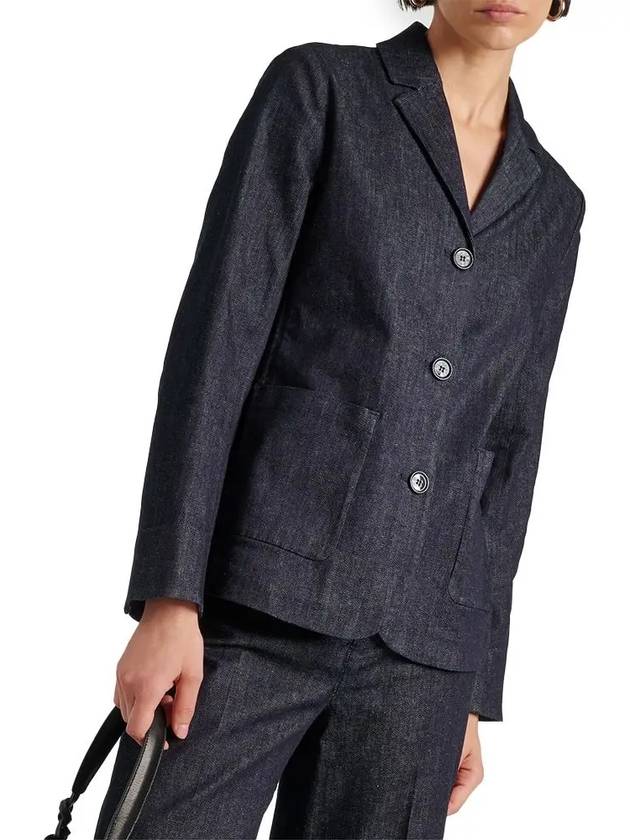 Robin Denim Jacket Navy - MAX MARA - BALAAN 4