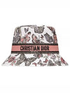 D Bobby Toile De Jouy Mexico Small Bucket Hat White - DIOR - BALAAN 2