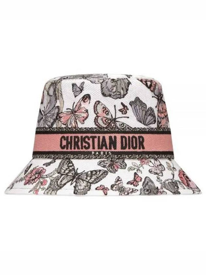 D Bobby Toile De Jouy Mexico Small Bucket Hat White - DIOR - BALAAN 2