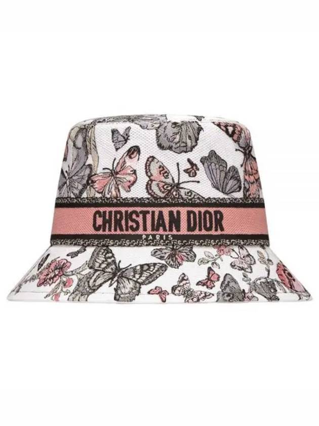 D Bobby Toile De Jouy Mexico Small Bucket Hat White - DIOR - BALAAN 2