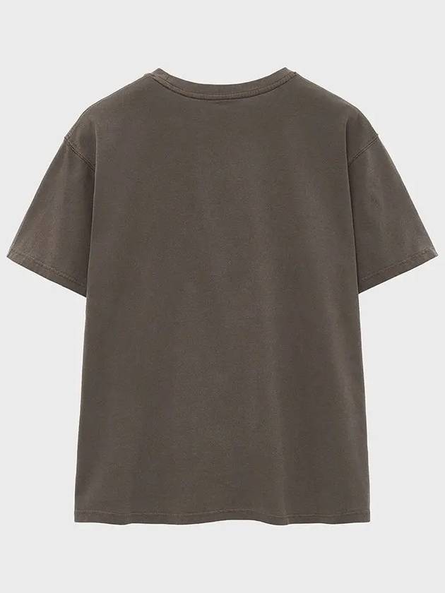 Archive Print Short Sleeve T-Shirt Ash Brown - NOIRER - BALAAN 4