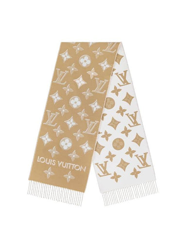 LV Essential Shine Scarf Beige - LOUIS VUITTON - BALAAN 1