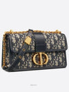 30 Montaigne East West Oblique Jacquard Chain Shoulder Bag Blue - DIOR - BALAAN 8