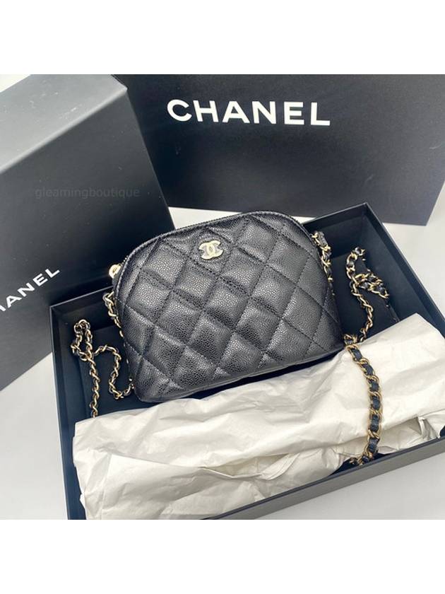 CC Logo Mini Pouch Cross Bag Black - CHANEL - BALAAN 2