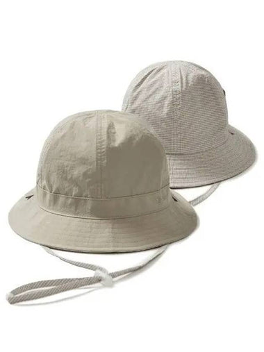 Nylon Reversible Bucket Hat Beige S23MUFBH73 - SNOW PEAK - BALAAN 1