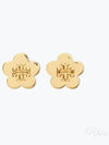 Kira Flower Stud Earring Gold - TORY BURCH - BALAAN 2