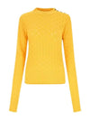 Theodor THEODOR Wool Cashmere Knit Top Yellow - MAX MARA SPORTMAX - BALAAN.