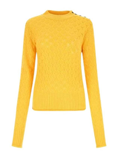 Theodor Wool Cashmere Knit Top Yellow - MAX MARA SPORTMAX - BALAAN 2