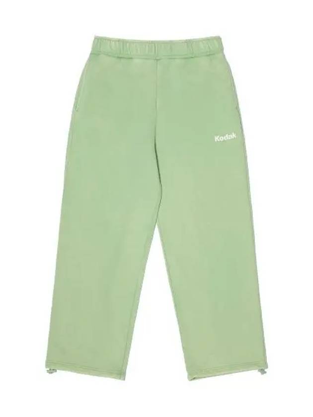 KODAK Rainbow Semi Overfit Snow Washing Brushed String Jogger Pants GREEN - KODO - BALAAN 1