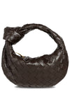 Jodie Intreciato Small Tote Bag Brown - BOTTEGA VENETA - BALAAN 2