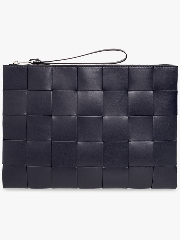 Intrecciato Strap Clutch Dark Navy - BOTTEGA VENETA - BALAAN 2