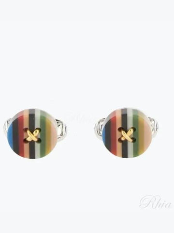 Men's Cuff Links Button STP M1A Cuff ASBUTT 92 Striped Links - PAUL SMITH - BALAAN 1