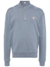 Maison Kitsune Fox Head Patch Men s Half Zip up Sweatshirt MM00314 P154 - POLO RALPH LAUREN - BALAAN 2