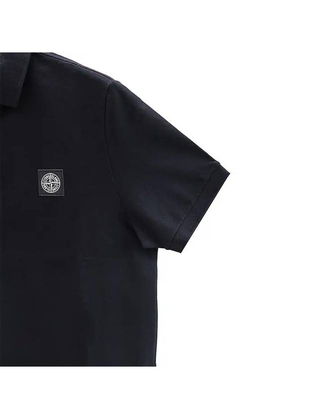 Logo Badge PK Shirt Black - STONE ISLAND - BALAAN 5