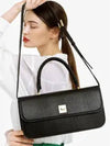 Women's Square Tote Bag Black THSQUARETB5 - SUPERMOONDESIGN - BALAAN 1