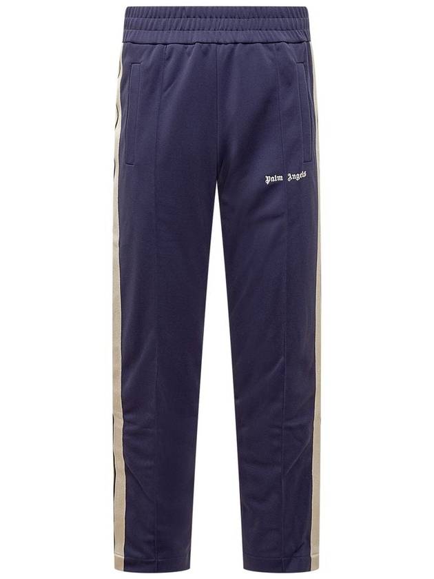 Palm Angels Classic Logo Track Pants Navy Blue - PALM ANGELS - BALAAN 2