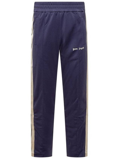 Palm Angels Classic Logo Track Pants Navy Blue - PALM ANGELS - BALAAN 2