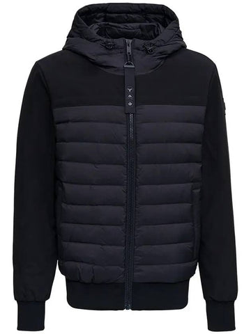 Kleskun Quilted Hoodie Down Jacket Black - MOOSE KNUCKLES - BALAAN 1