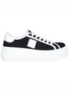 Logo City Platform Low Top Sneakers Black - GIVENCHY - BALAAN 3