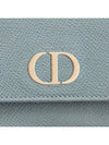 30 Montaine Lotus Halfwallet Cloud Blue - DIOR - BALAAN.