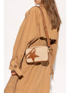 Star Patch Zipper Shoulder Bag Beige Brown - GOLDEN GOOSE - BALAAN 3