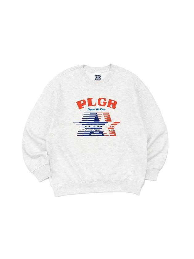 3 STARS SWEATSHIRTS LIGHT MELANGE - POLYGRAM - BALAAN 1