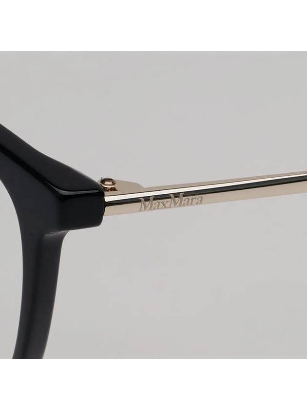 Glasses frame MM5008F 001 black horn rim Asian fit - MAX MARA - BALAAN 5