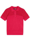 SS Golf Short Sleeve Zeta Knit Shirt Pink - J.LINDEBERG - BALAAN 2