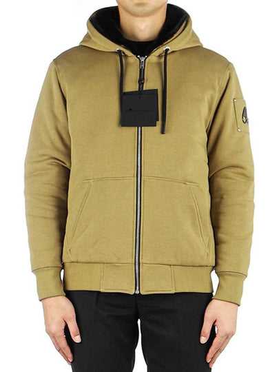 Classic Bunny Zip Up Hoodie Black Lining Wasabi Green - MOOSE KNUCKLES - BALAAN 2