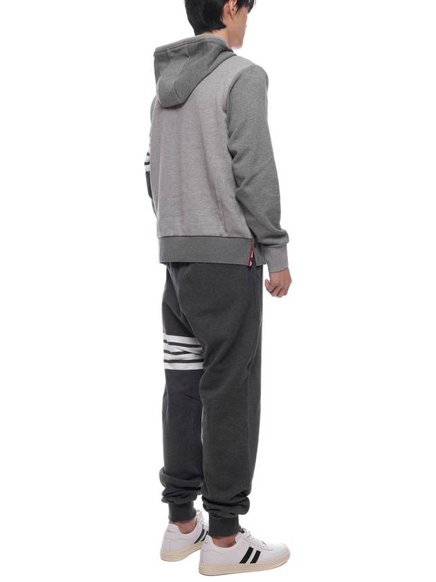 Signature 4 Bar Stripe Track Pants Dark Grey - THOM BROWNE - BALAAN 7