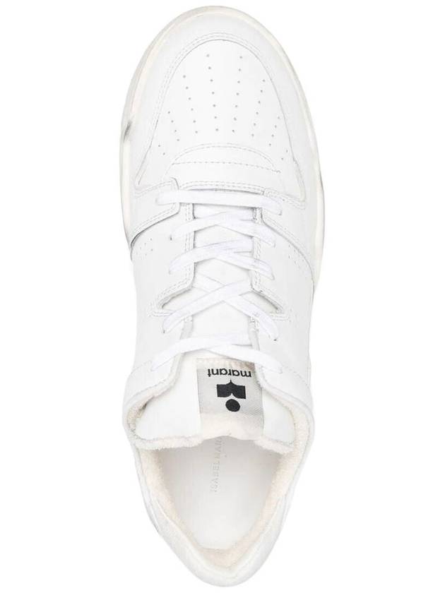 Emreeh leather low-top sneakers white - ISABEL MARANT - BALAAN 4