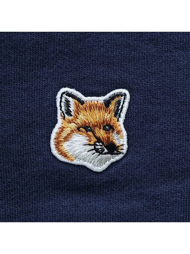 Fox Head Patch Regular Sweatshirt Ink Blue - MAISON KITSUNE - BALAAN 4