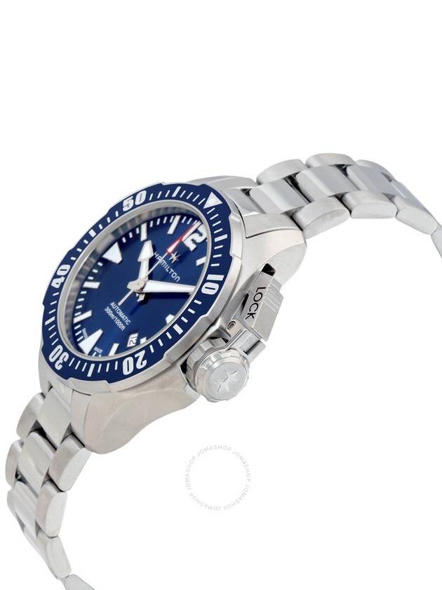 Khaki Fogman Auto 42MM Metal Watch Navy - HAMILTON - BALAAN 3